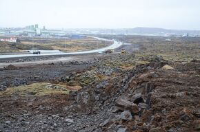 Tvöföldun Reykjanesbrautar á verkstað mars 2024