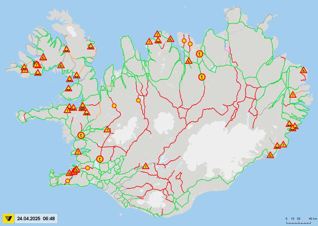 current road conditions