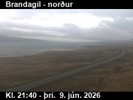 Brandagil, Hr�tafir�i