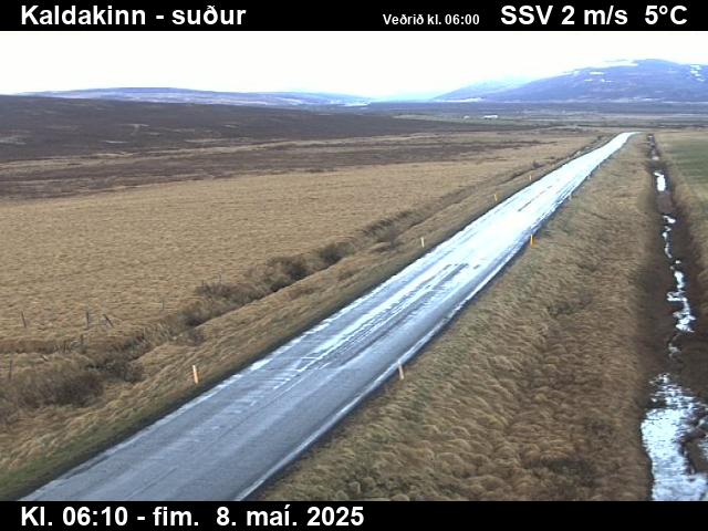 Click for full screen live camera. Kaldakinn til suðurs