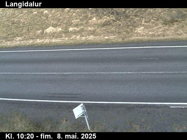 Click for full screen live camera. Langidalur niður á veg