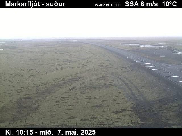 Click for full screen live camera. Markarfljót að Bakkafjöru