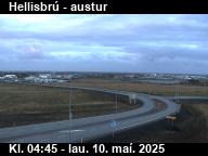Hellisbrú, hringtorg norðan Selfoss