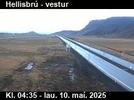 Hellisbrú, hringtorg norðan Selfoss