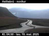 Hellisbrú, hringtorg norðan Selfoss