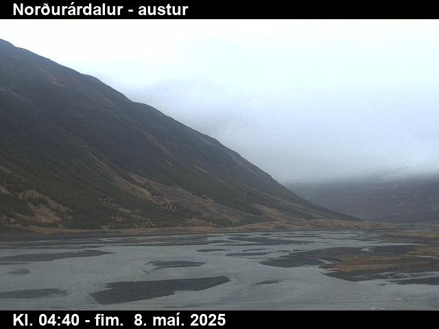 Click for full screen live camera. Norðurárdalur til austurs