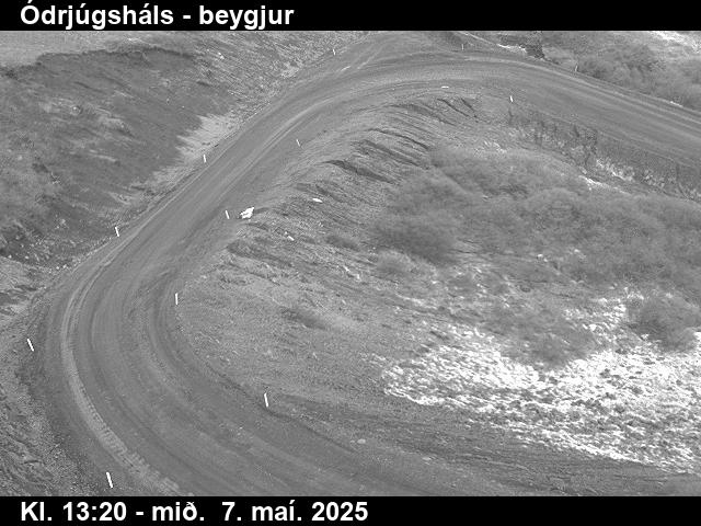 Click for full screen live camera. Ódrjúgsháls beygjur