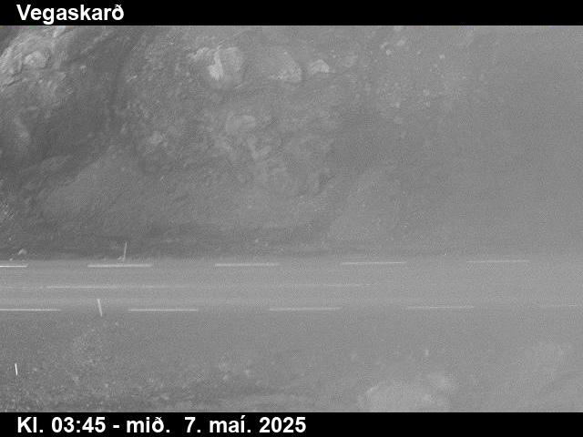 Click for full screen live camera. Vegaskarð niður á veg