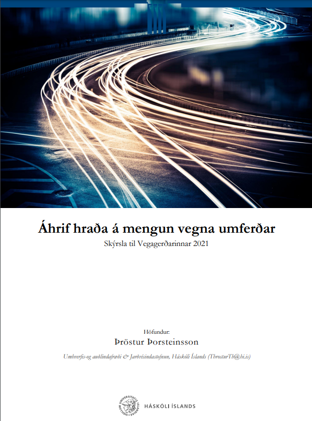 Áhrif hraða á mengun vegna umferðar