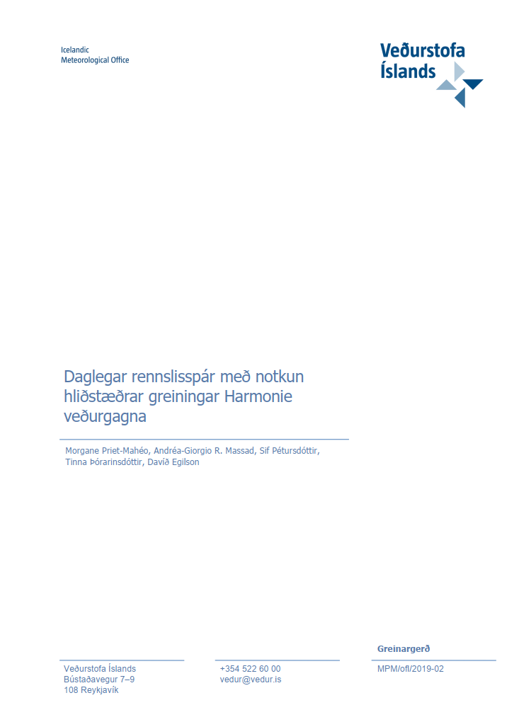 daglegar rennslispár