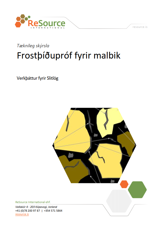 Frostþíðupróf fyrir malbik