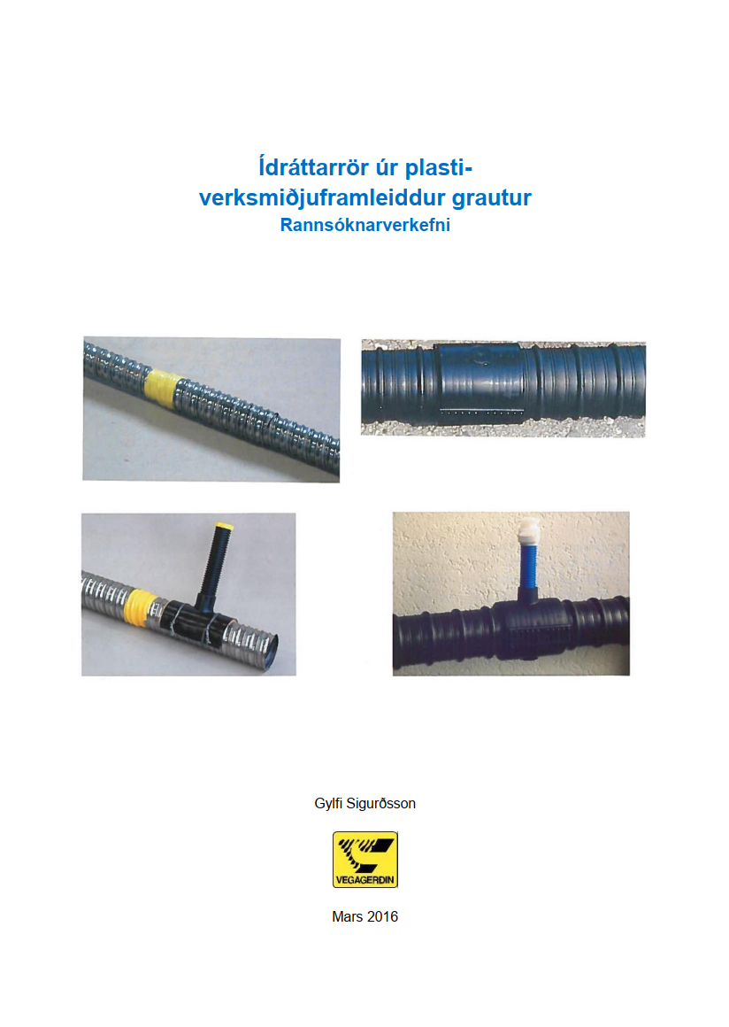 Ídráttarrör úr plasti verksmiðjuframleiddur grautur