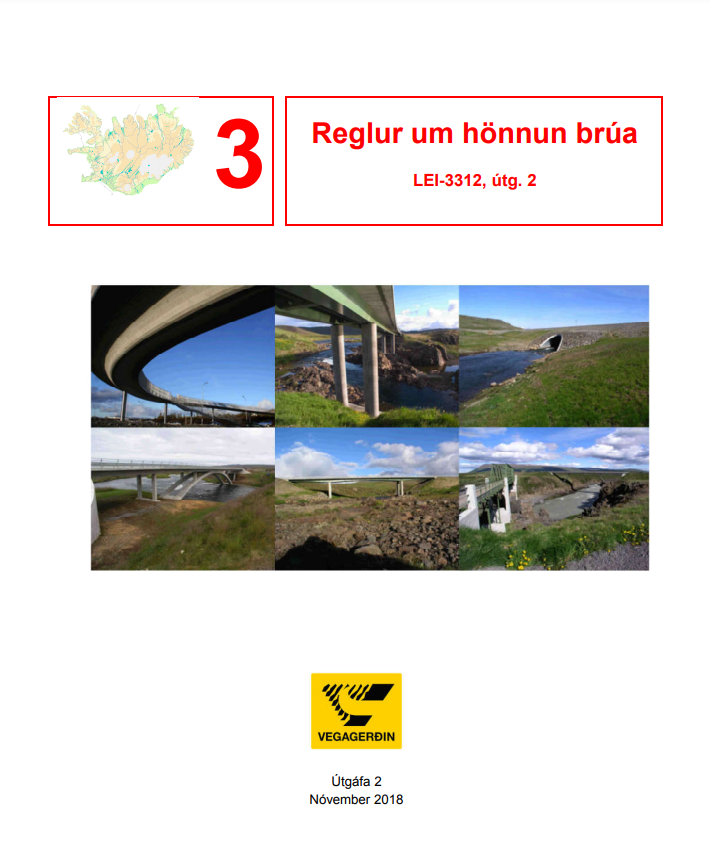 Skjámynd Reglur um hönnun brúa