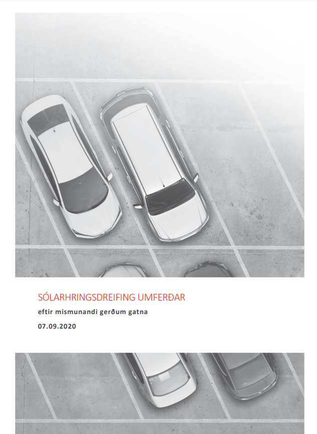 Sólarhringsdreifin umferðar og hávaðavísar