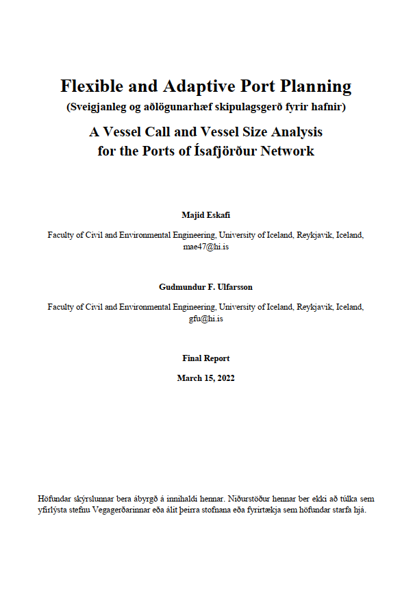 Sveigjanleg og aðlögunarhæf skipulagsgerð fyrir hafnir