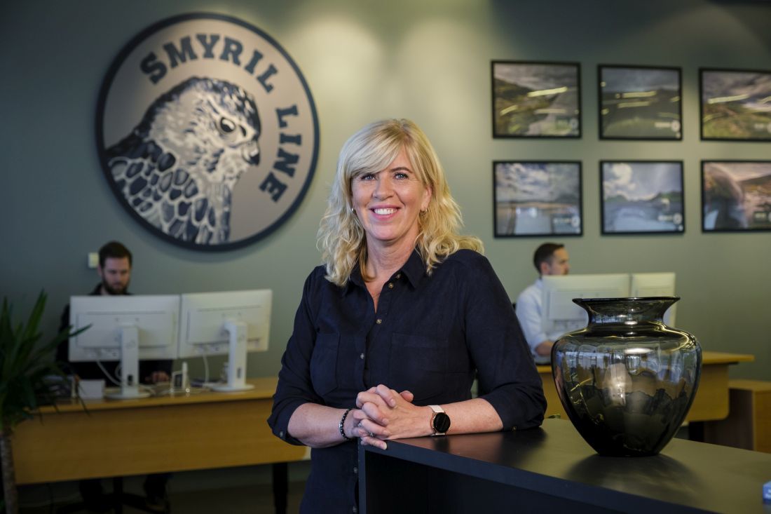 Linda Björk Gunnlaugsdóttir framkvæmdastjóri Smyril Line Cargo á Íslandi.
