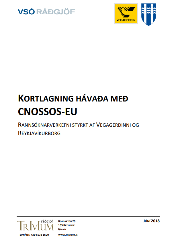 Kortlagning hávaða með CNOSSOS-EU