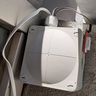 Tilbúinn loftgæðamælir.