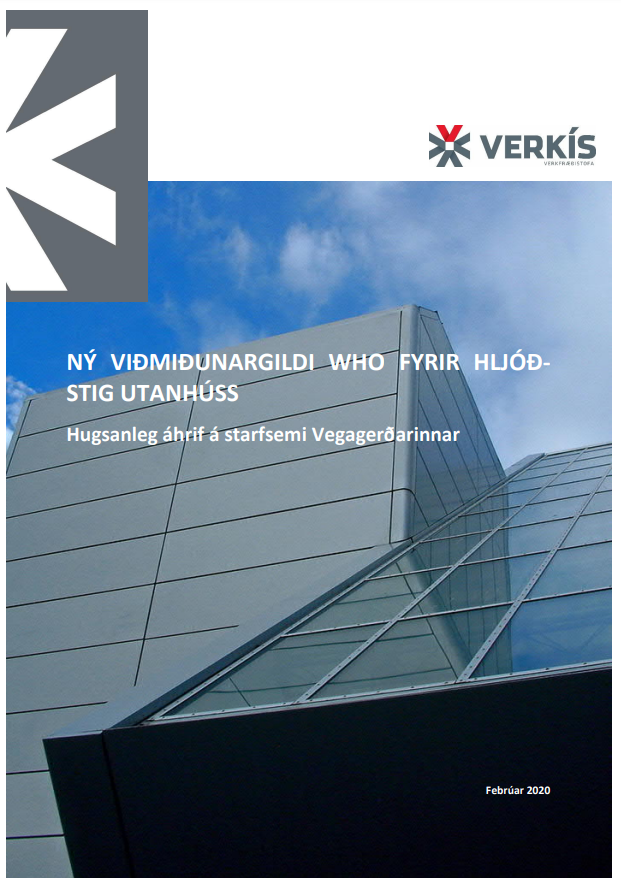 Ný viðmiðunargildi WHO fyrir hljóðstig utanhúss