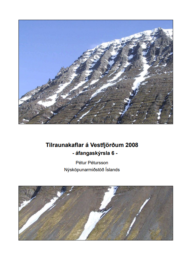 Tilraunakaflar á Vestfjörðum 6. áfangaskýrsla