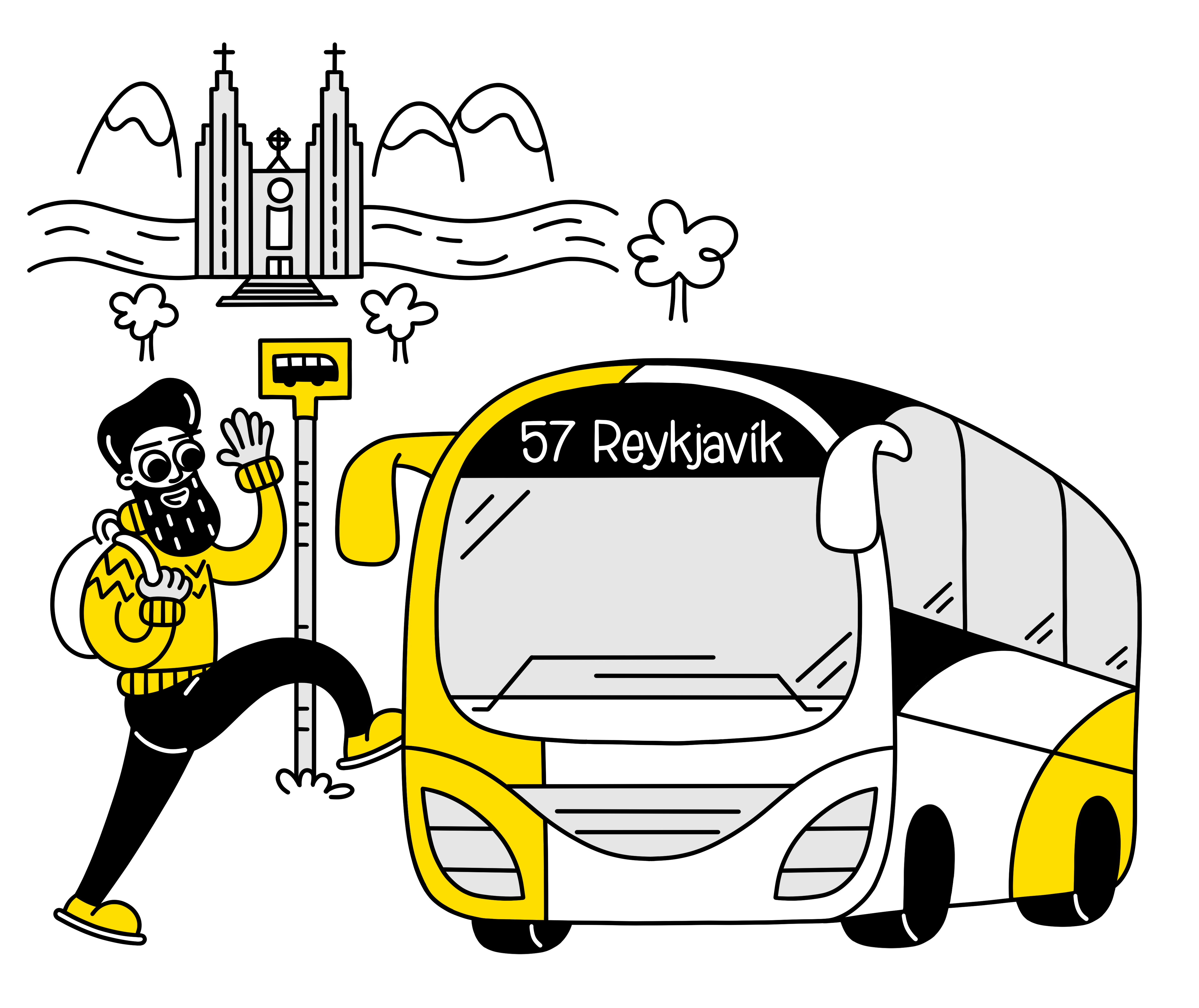 Vegagerðin býður út og hefur umsjón með samningum á 25 akstursleiðum almenningsvagna milli byggða á landsbyggðinni.