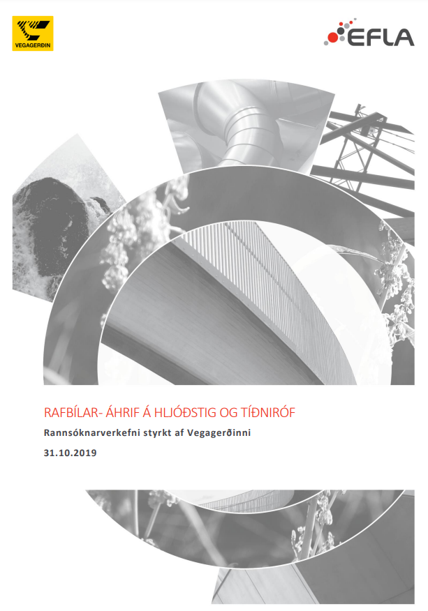 Rafbílar - áhrif á hljóðstig og tíðniróf