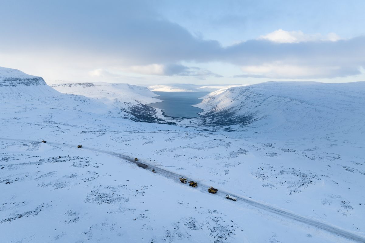 Framkvæmdir á Dynjandisheiði.