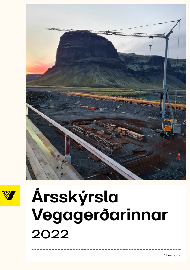 Forsíða ársskýrslu 2022