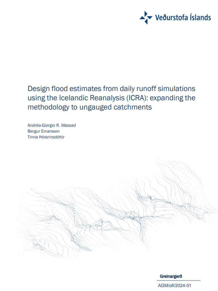 Forsíða skýrslunnar - útvíkkun á aðferðarfræði..