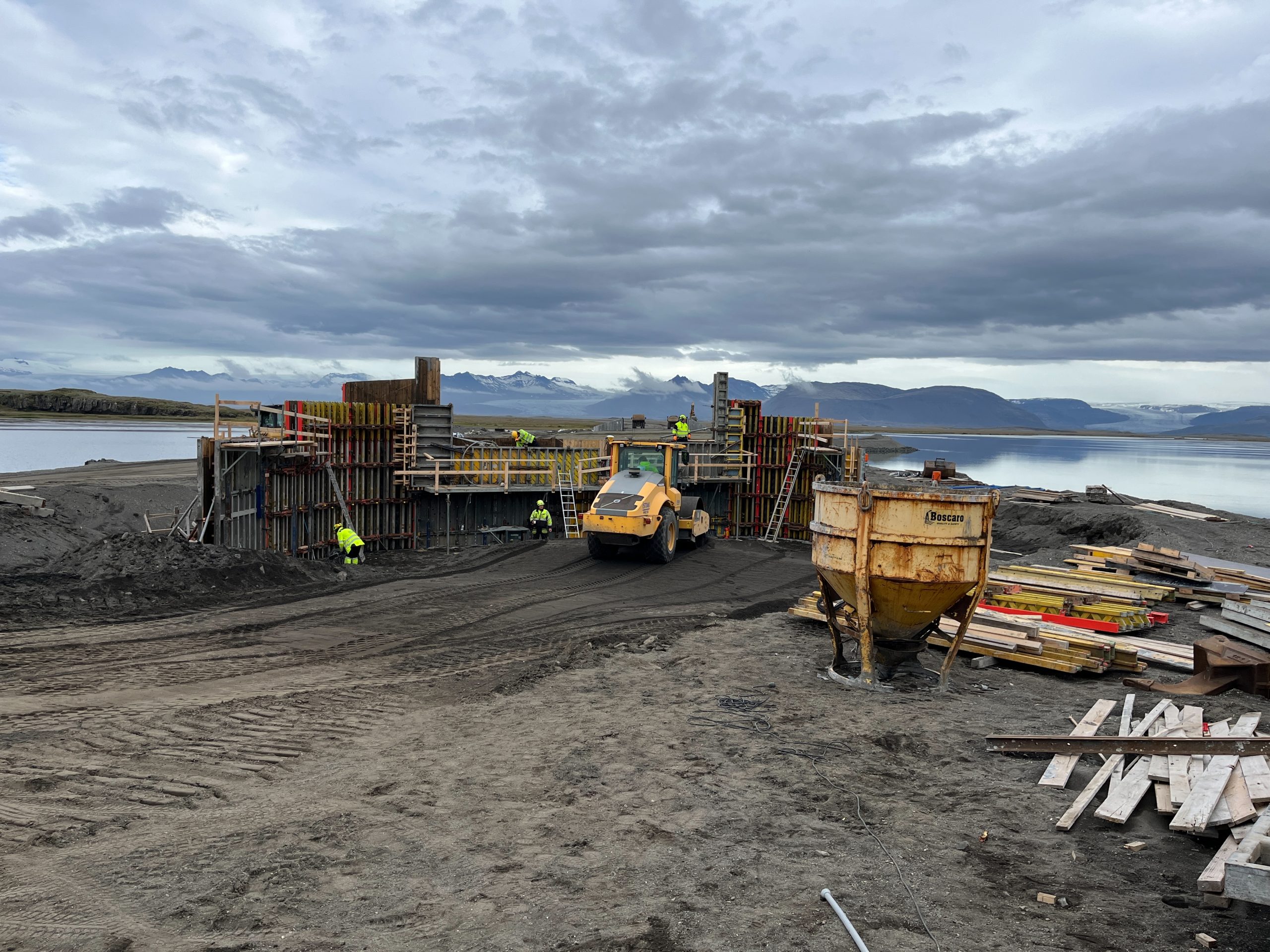 Framkvæmdir við verkið Hringvegur (1) um Hornafjörð eru í fullum gangi. 