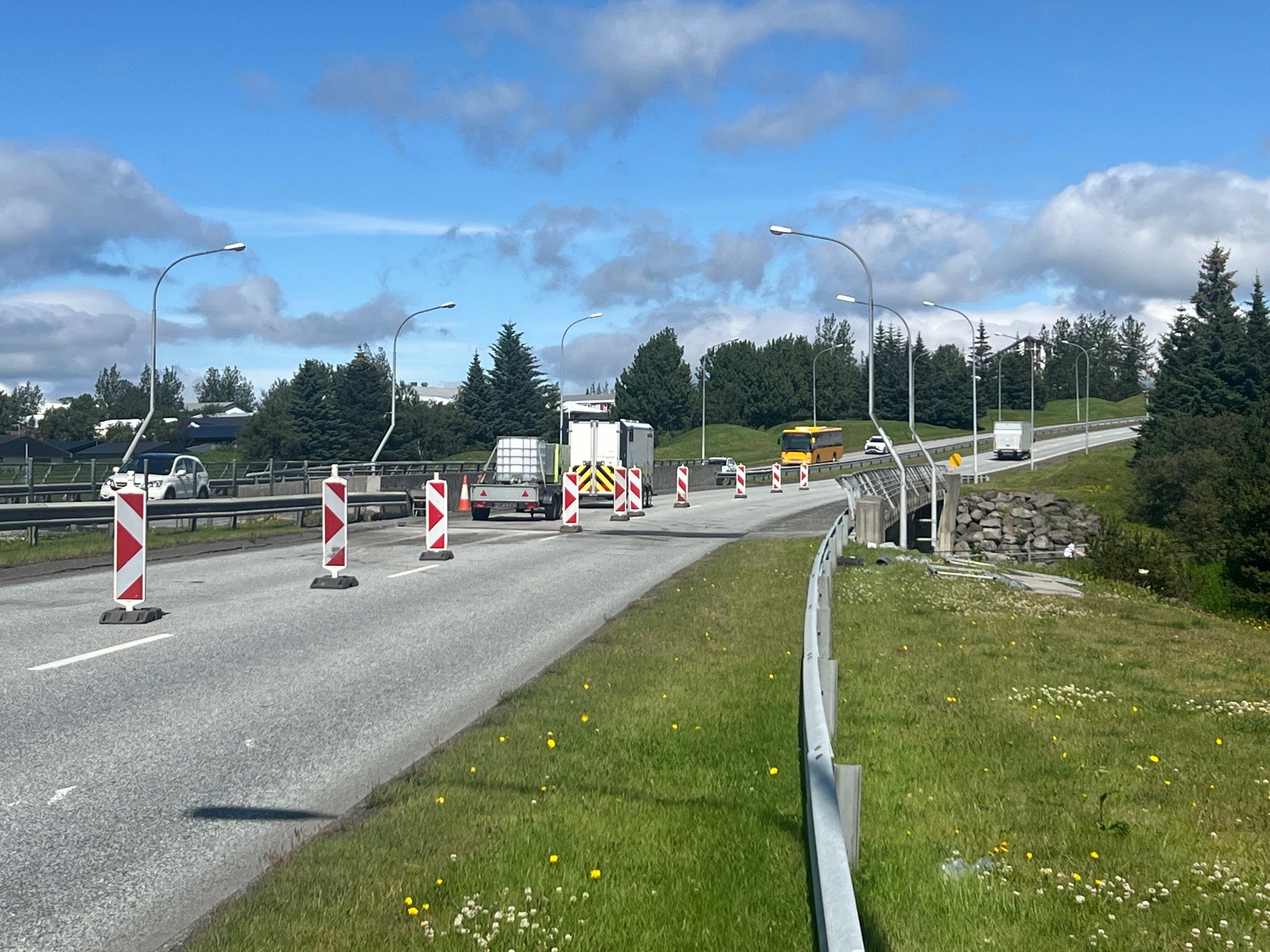 Framkvæmdir gengu vel.