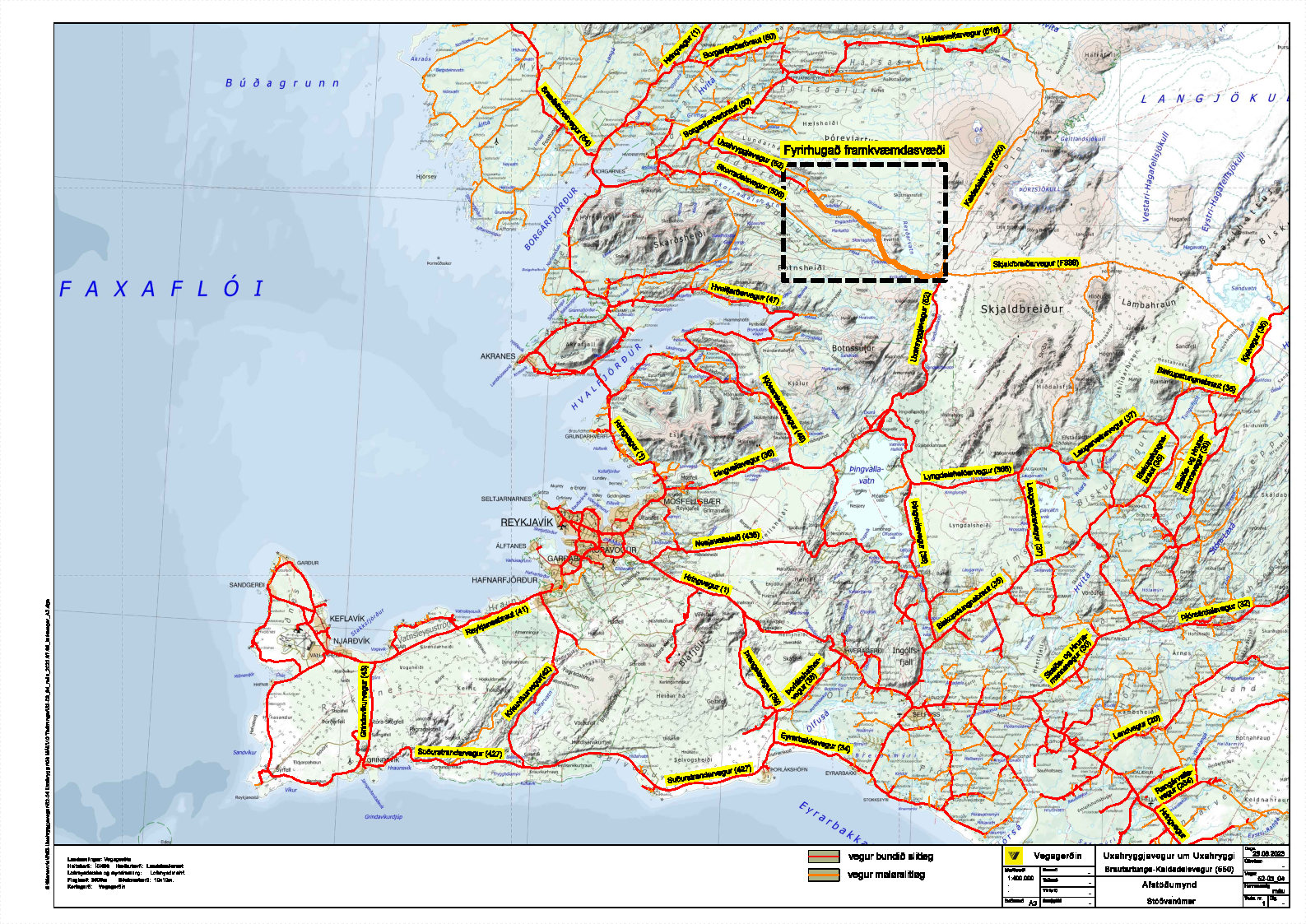 Fyrirhugað framkvæmdasvæði