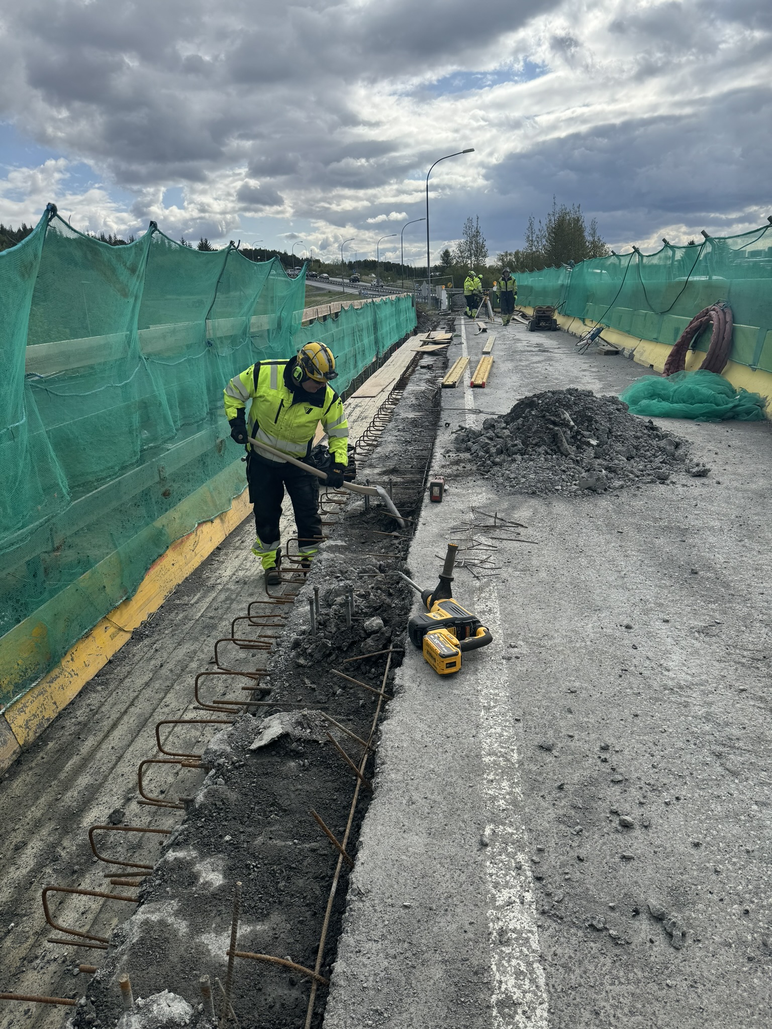 Viðgerðirnar eru viðamiklar.