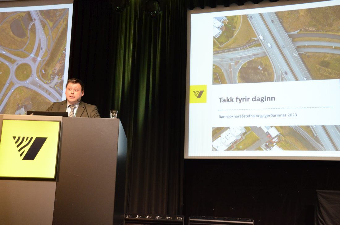 Ólafur Sveinn Haraldsson, forstöðumaður rannsókna hjá Vegagerðinni, átti veg og vanda að skipulagningu ráðstefnunnar.


