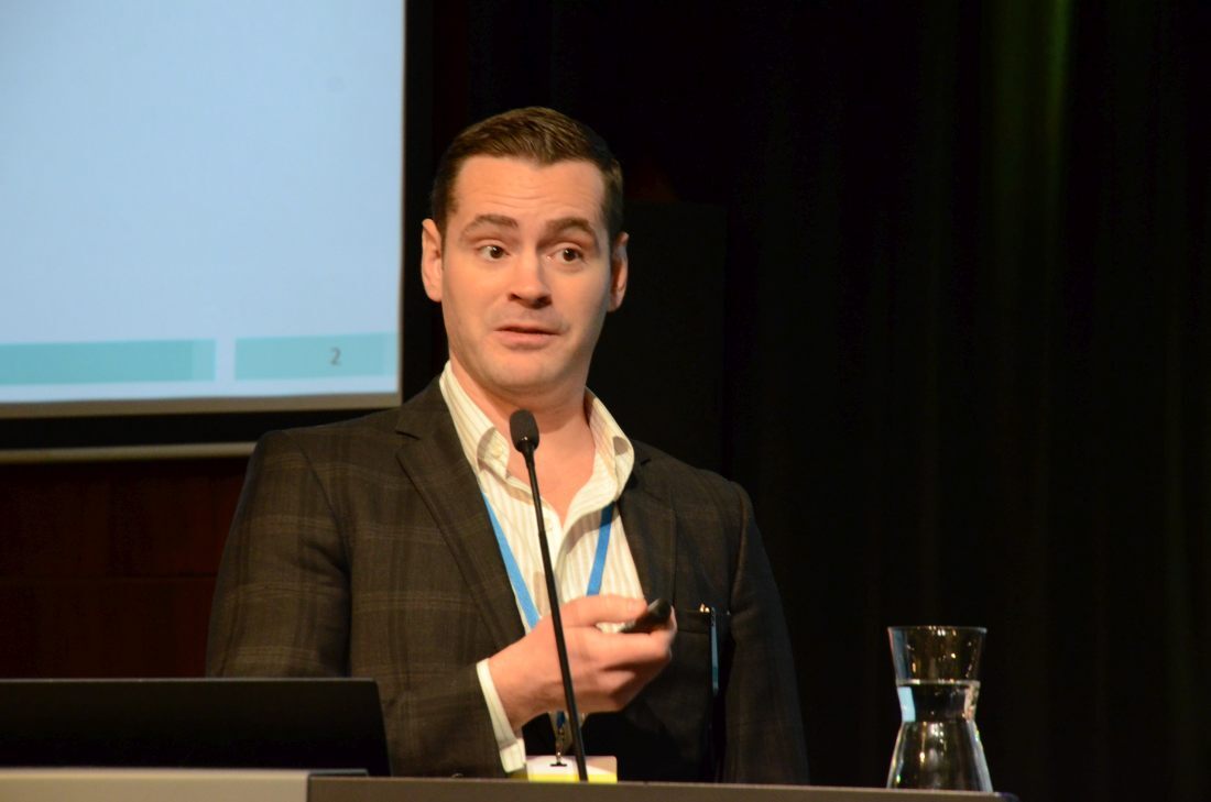 Darri Kristmundsson hjá Vatnaskilum hélt erindið Vindaðstæður við brýr – hermun til stuðnings hönnunarviðmiðum.
