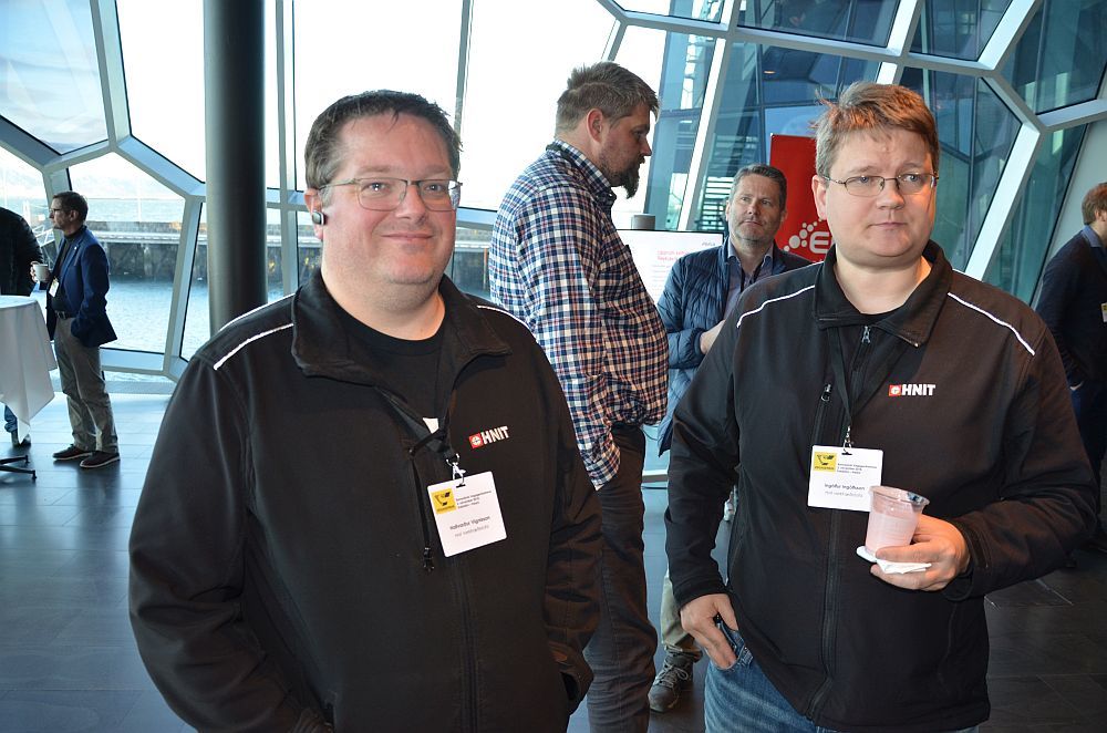 Gestir fengu tækifæri til þess að fá sér kaffi milli fyrirlestra.