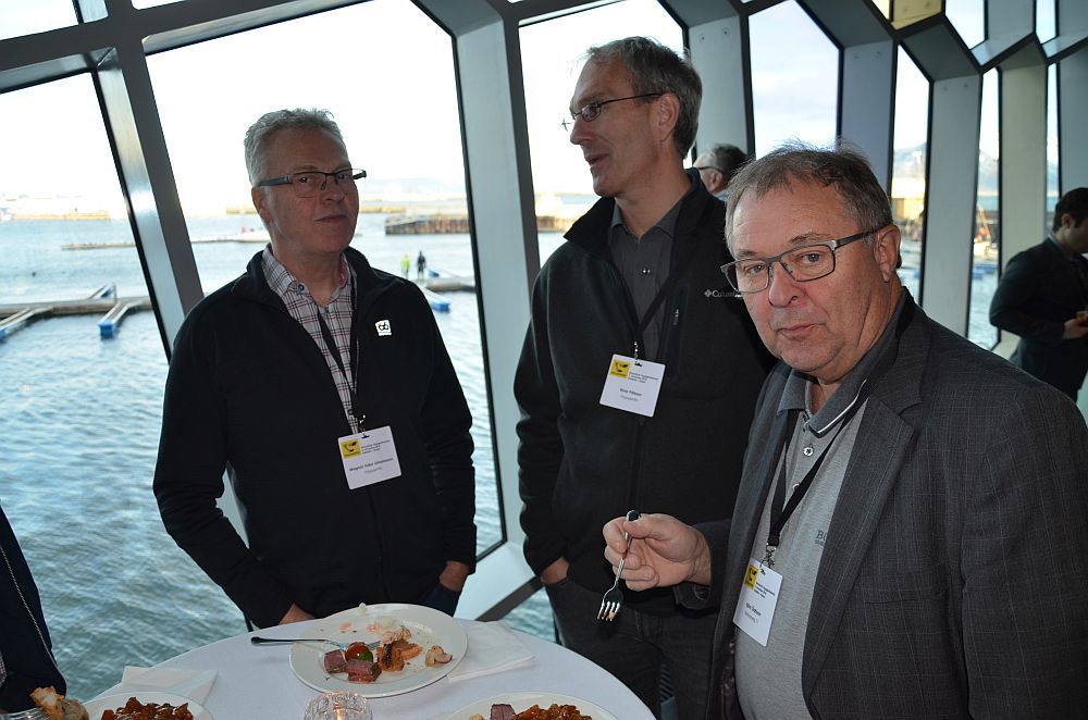 Boðið var upp á góðann mat.