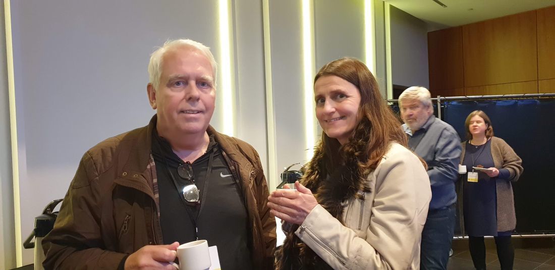 Gestir ráðstefnunnar fengu tækifæri til að endurnæra sig og spjalla í kaffihléum.
