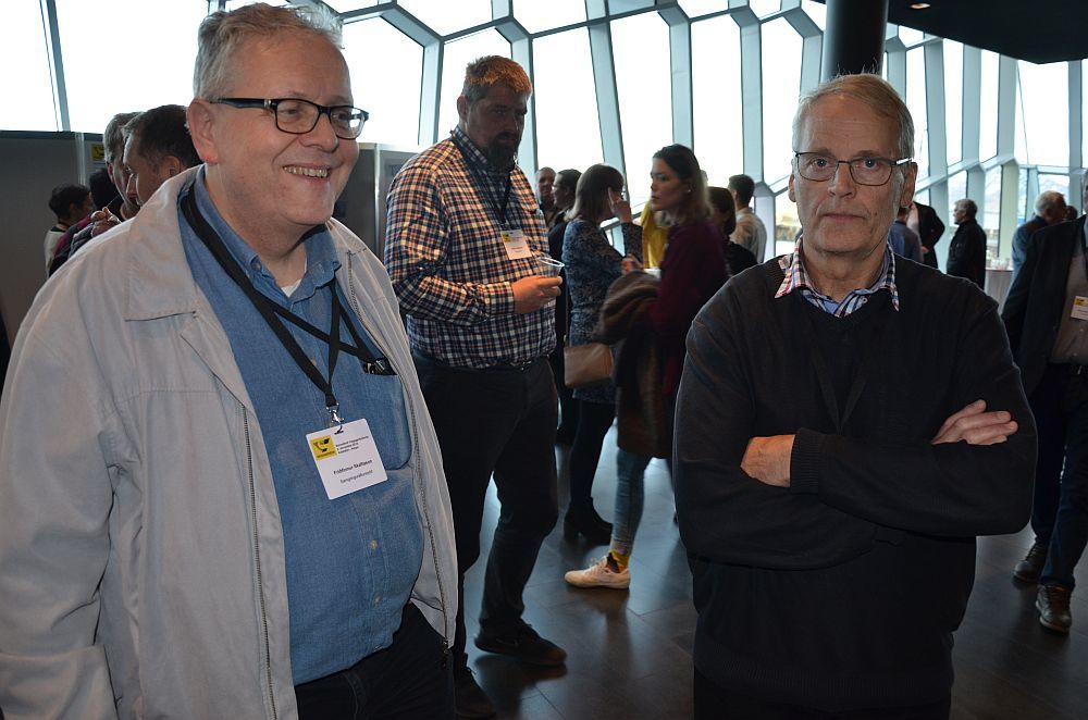 Gestir fengu tækifæri til þess að fá sér kaffi milli fyrirlestra.