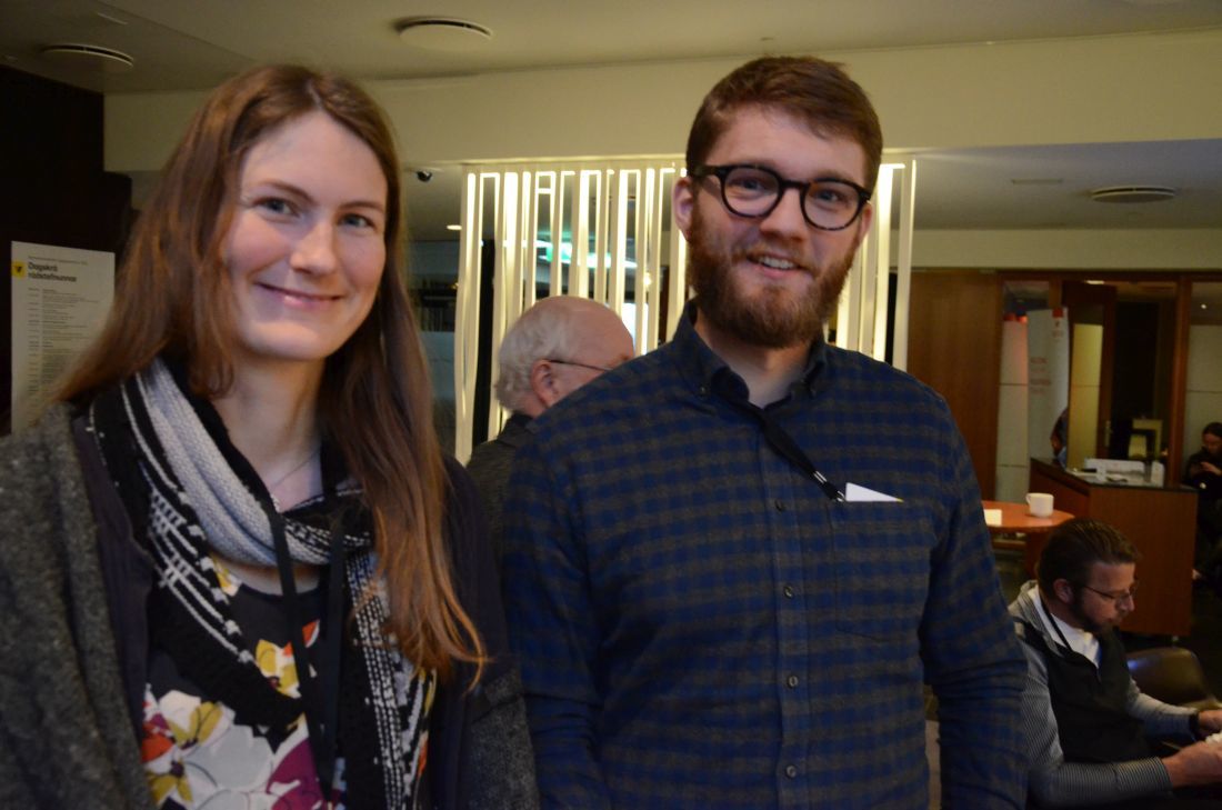 Gestir ráðstefnunnar fengu tækifæri til að endurnæra sig og spjalla í kaffihléum.
