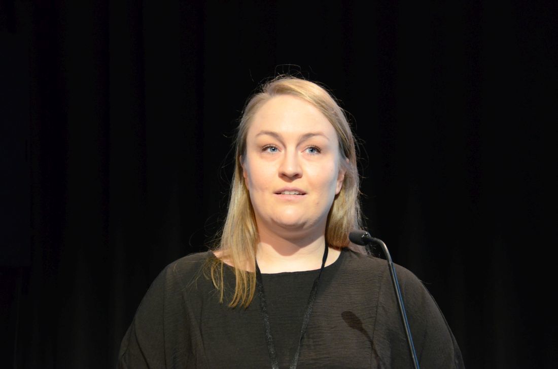 Guðrún María Guðjónsdóttir flutti erindið Betri kostnaðaráætlanir