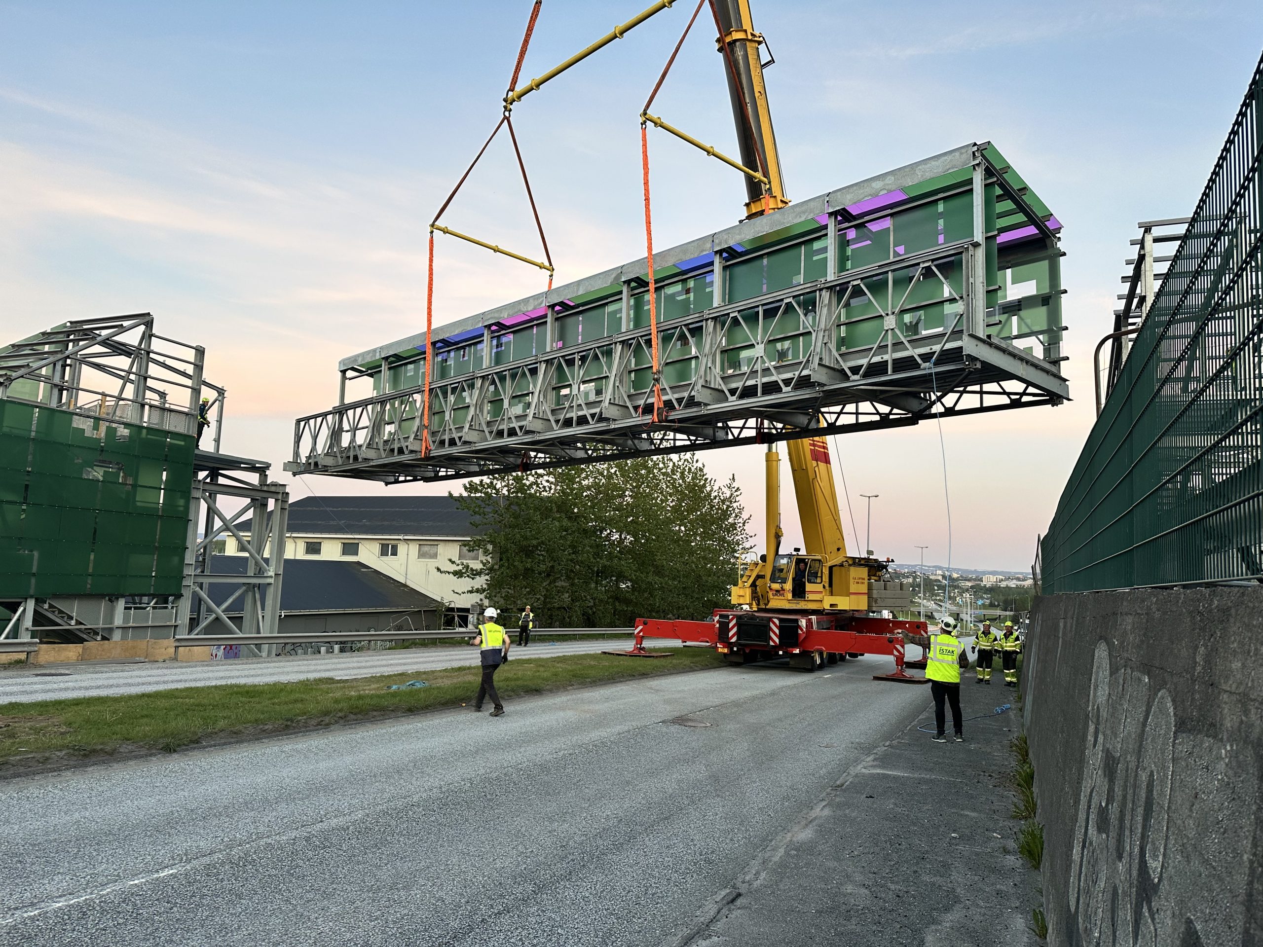 Um 20 manns komu að þessu verkefni.