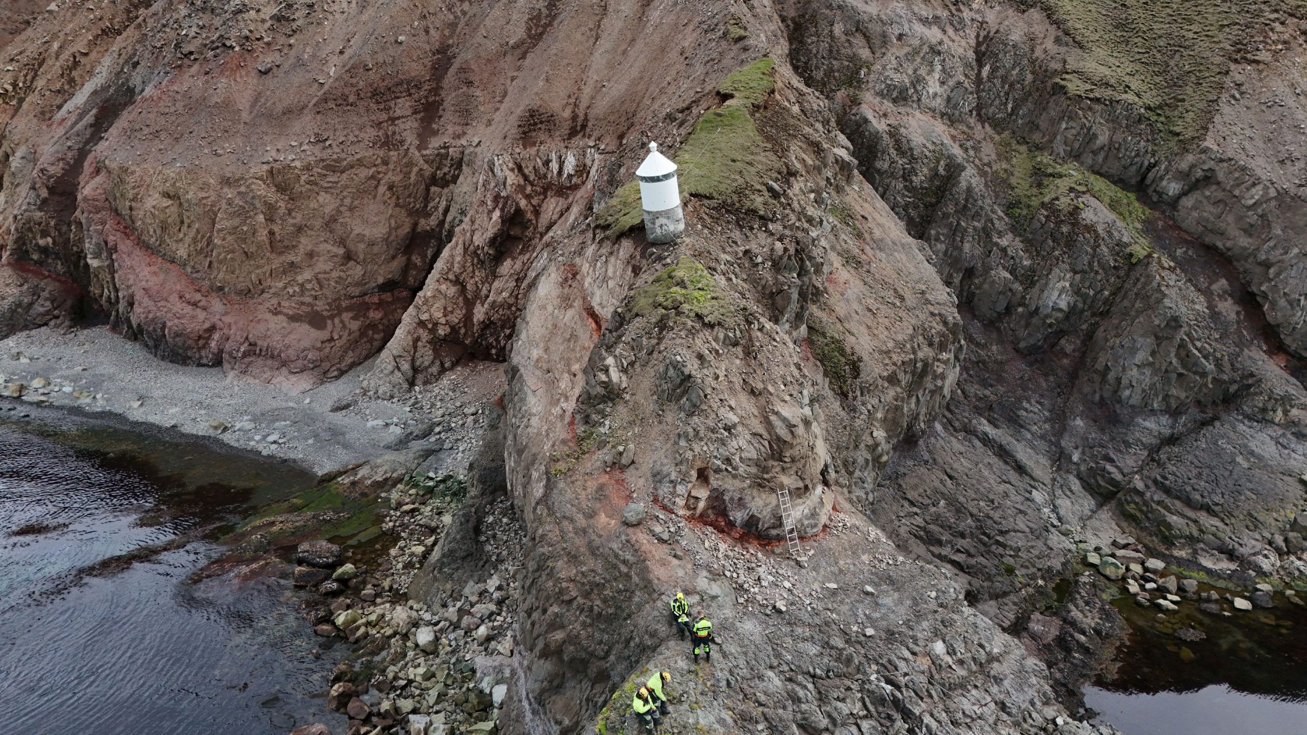 Vitinn á Gjögurtá á mynd sem tekin var sumarið 2025. Mynd: Atli Örn Sævarsson