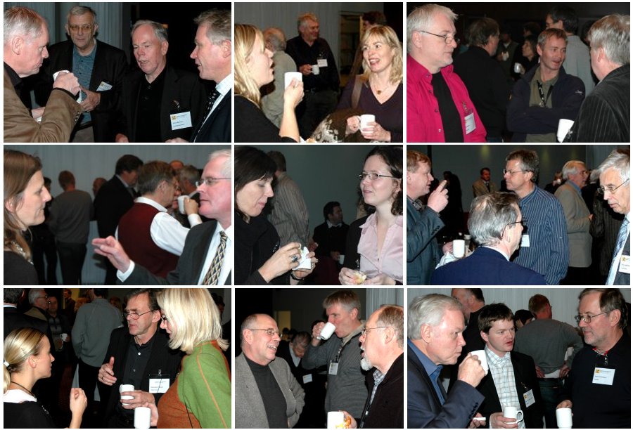 Gestir ráðstefnunnar í kaffihlé