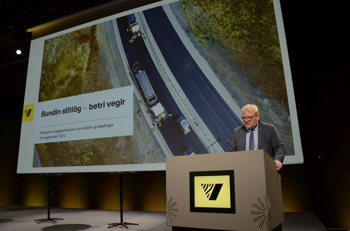 Sigurður Ingi Jóhansson samgönguráðherra flutti ávarp.