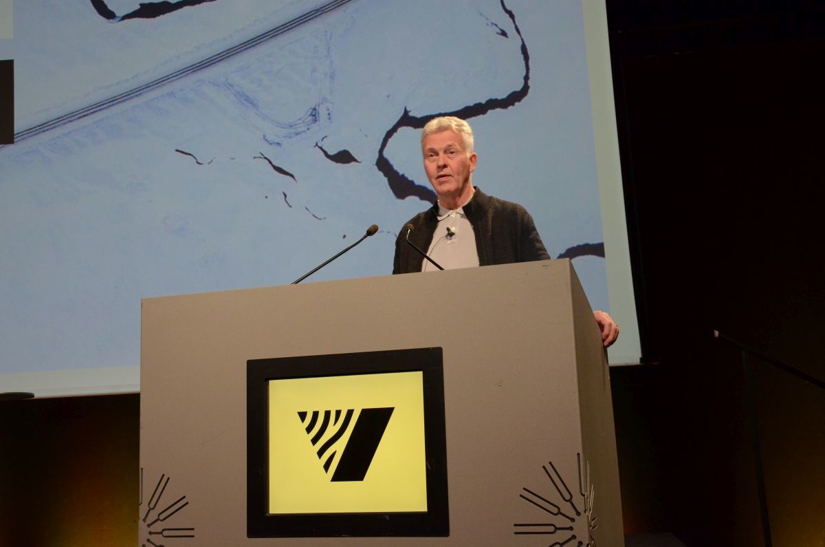 Magnús Valur Jóhansson framkvæmdarstjóri mannvirkjasviðs Vegagerðarinnar fór yfir sögu vegagerðar á Íslandi.