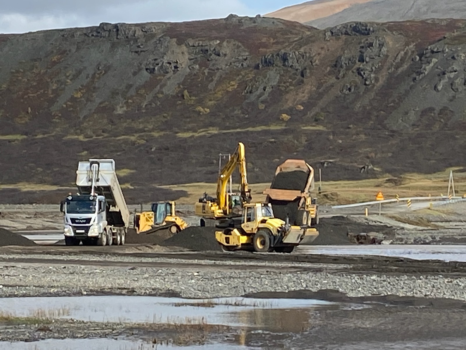 Við Jökulsá í Lóni á laugardagsmorgni 27.9.2025