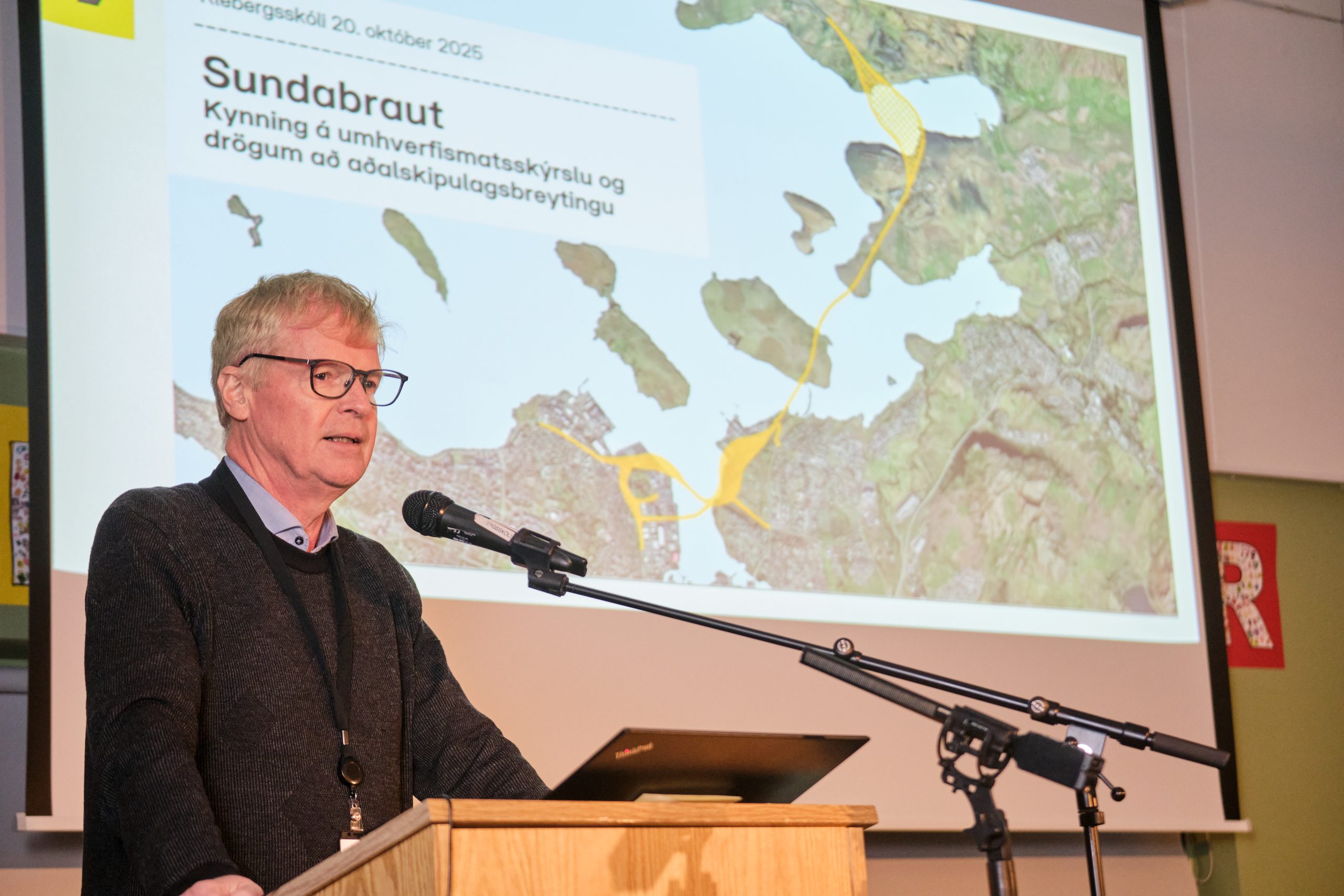 G. Pétur Matthíasson, samskiptastjóri Vegagerðarinnar, var fundarstjóri.