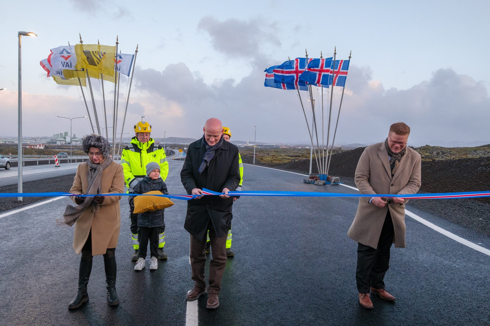 Reykjanesbraut. Formleg opnun 11. desember 2025. 