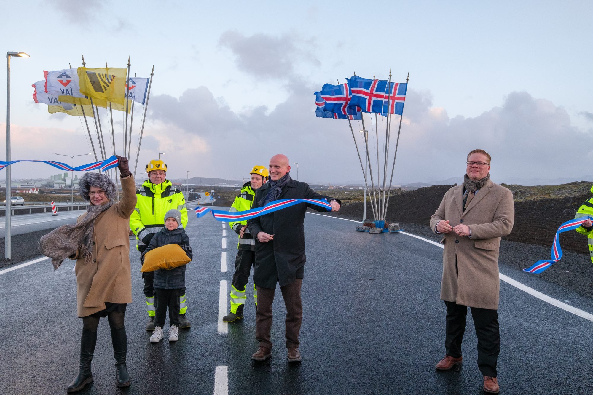 Reykjanesbraut. Formleg opnun 11. desember 2025. 